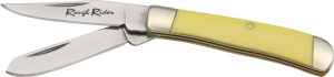 Rough Rider Tiny Trapper Yellow Synthetic Pocket Knife