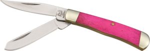 Rough Rider Tiny Trapper Pink Bone Pocket Knife