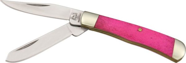 Rough Rider Tiny Trapper Pink Bone Pocket Knife