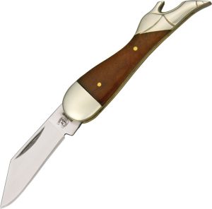 RR936.jpg Rough Rider Mini Leg Knife - Tobacco Bone Single Blade