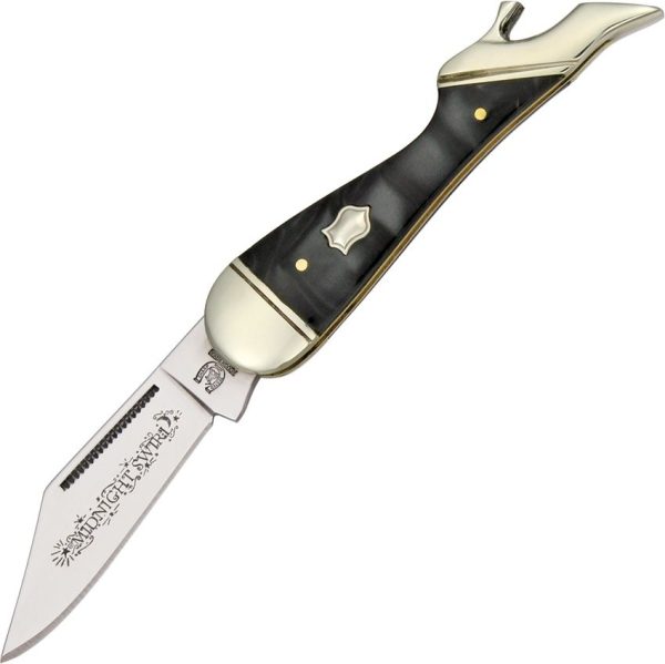 Rough Rider Small Leg Knife - Midnight Synthetic Single Blade