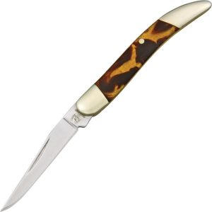 RR980.jpg Rough Rider Mini Toothpick - Imitation Tortoise 440 Stainless