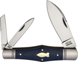 Rough Ryder Reserve Swell Whittler D2 Blue Micarta