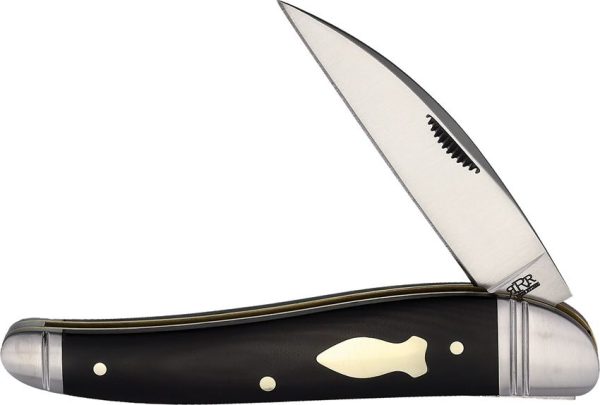 Rough Ryder Reserve Quillcliffe Folder 3.88" Black Micarta