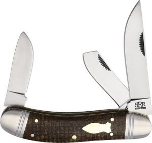 Rough Ryder Reserve Roundup D2 Brown Micarta - Trapper
