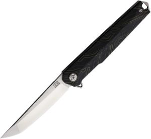 Rough Ryder Reserve Linerlock Tanto Black/Green G10