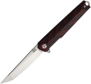Rough Ryder Reserve Linerlock Tanto Black/Red G10