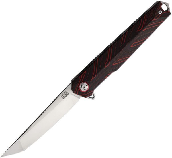 Rough Ryder Reserve Linerlock Tanto Black/Red G10