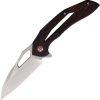 Rough Ryder Reserve Linerlock D2 Black/Red G10 Extended Tang