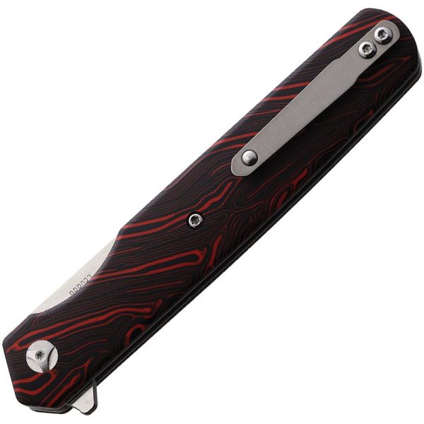 Rough Ryder Reserve Linerlock Assisted D2 Tanto Black/Red