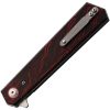 Rough Ryder Reserve Linerlock Black Red G10 Folding Knife