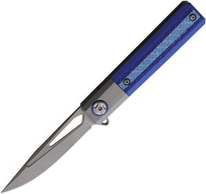 Rough Ryder Reserve Framelock Blue CF - D2 Tool Steel