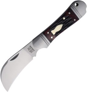 Rough Ryder Reserve Hawkbill Red Bone D2 Folding Knife
