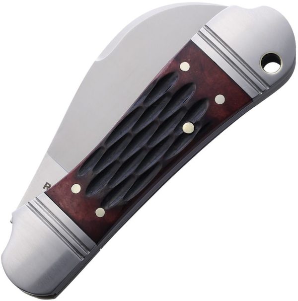 Rough Ryder Reserve Hawkbill Red Bone D2 Folding Knife