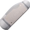 Rough Ryder Reserve Ghost Fish White Micarta - D2 Spear