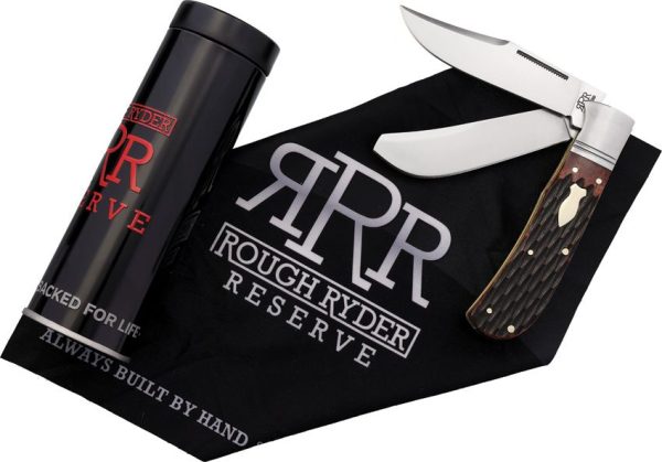 Rough Ryder Reserve Large Trapper - Stainless Blades
