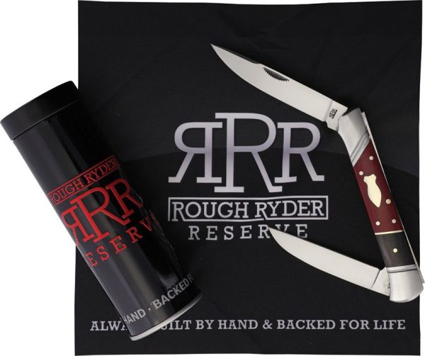 Rough Ryder Reserve Red Micarta 2 Blade - D2 Folder