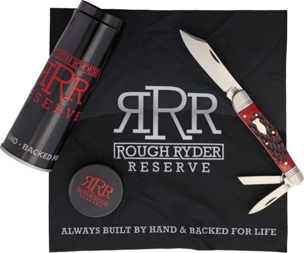 Rough Ryder Reserve Splitback Whittler - Red Bone D2