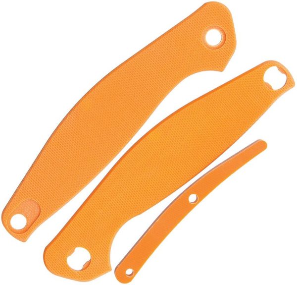 Real Steel E771 G10 Handle Set - Orange 2-Slab