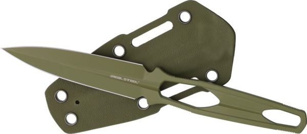 Real Steel Astral Dagger Green K110 Fixed Blade Knife