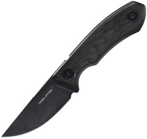 Real Steel Receptor Fixed Blade - 14C28N Black Micarta