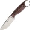 Real Steel Furrier Harpoon Fixed Blade N690 Burgundy Micarta
