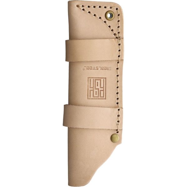 Real Steel Furrier Harpoon Fixed Blade N690 Burgundy Micarta