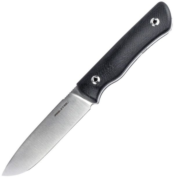 Real Steel Bushcraft Plus II Fixed Blade 14C28N 4.5" Black G10