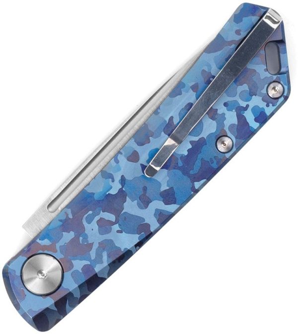 Real Steel Luna TC Slip Joint Blue Camo - N690