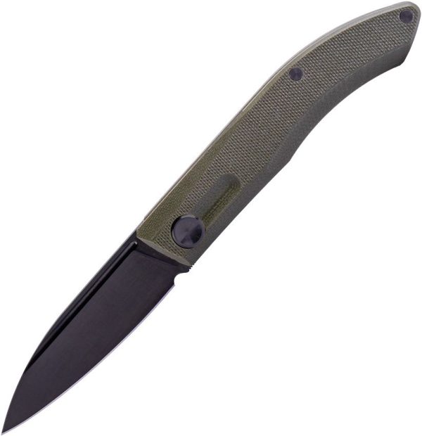 Real Steel Stella Lux Slip Joint Folding Knife K110 OD Green