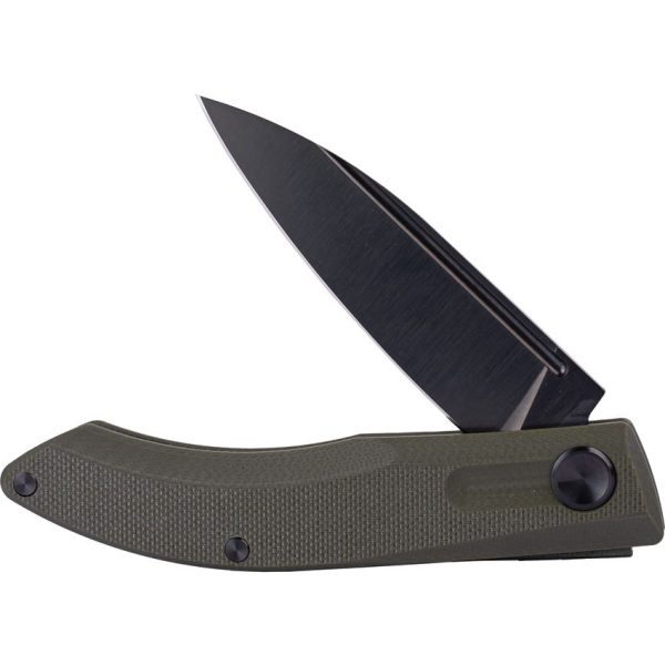 Real Steel Stella Lux Slip Joint Folding Knife K110 OD Green