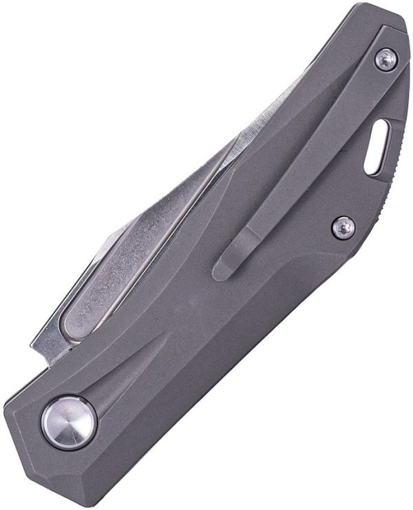 Real Steel Ventus Slip Joint Folding Knife N690 Titanium 3in