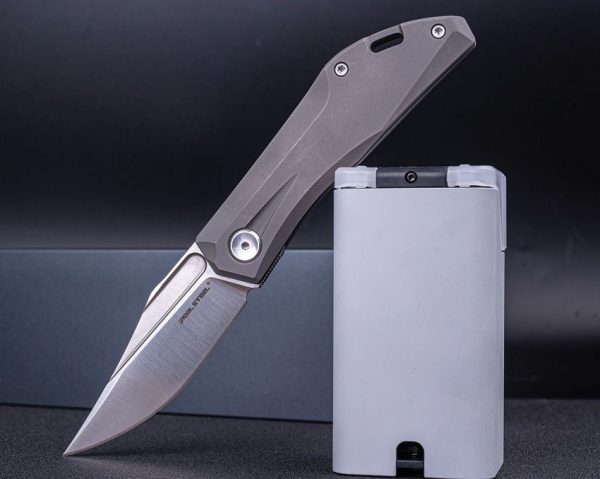 Real Steel Ventus Slip Joint Folding Knife N690 Titanium 3in