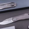 Real Steel Ventus Slip Joint Folding Knife N690 Titanium 3in