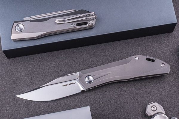 Real Steel Ventus Slip Joint Folding Knife N690 Titanium 3in