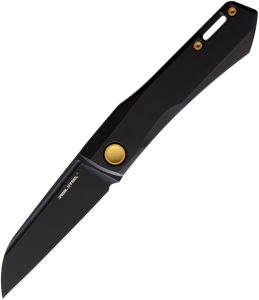 Real Steel Solis Folder Ti Gold Accents N690
