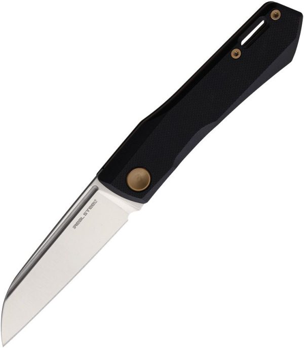 Real Steel Solis Lite D2 Slip Joint Black G10