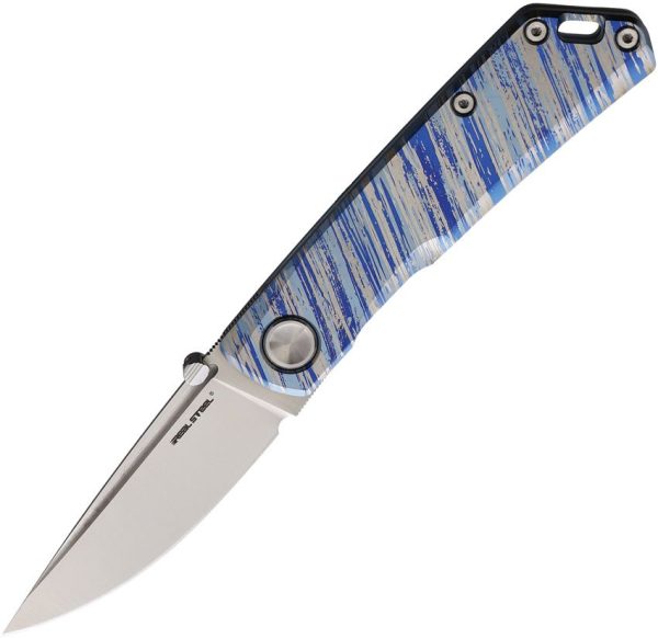 Real Steel Luna Boost Wind Framelock Titanium N690