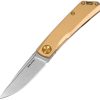 Real Steel Luna Eco Framelock - Gold 3Cr13