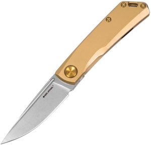 RS7085.jpg Real Steel Luna Eco Framelock - Gold 3Cr13