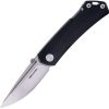 Real Steel Luna Maius Lockback - Black G10