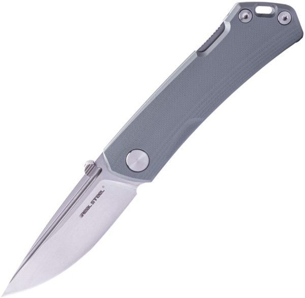 Real Steel Luna Maius Lockback - Gray G10
