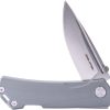 Real Steel Luna Maius Lockback - Gray G10