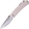 Real Steel Luna Maius Lockback - Ivory G10