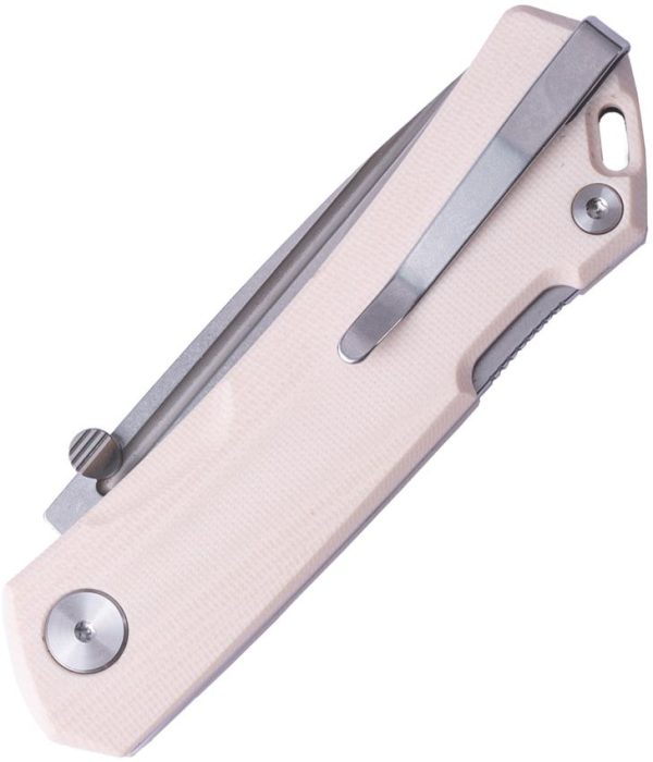 Real Steel Luna Maius Lockback - Ivory G10