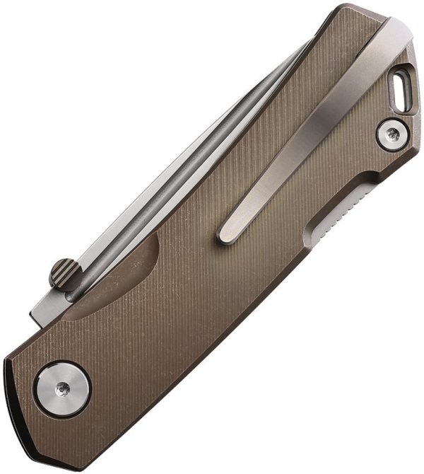Real Steel Luna Maius Lockback - Bronze Titanium