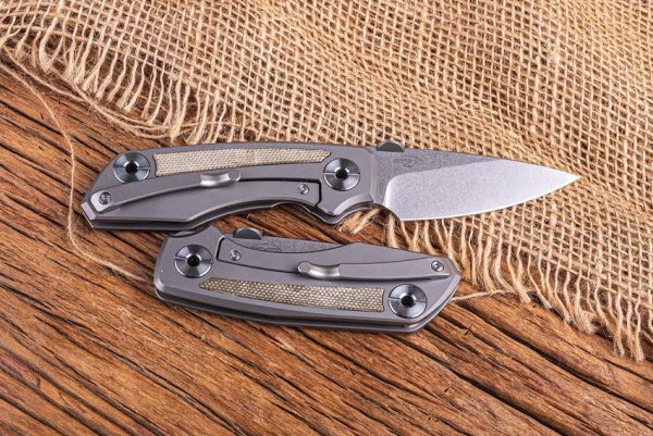 Real Steel Delta 2600 Framelock S35VN Green Folding Knife