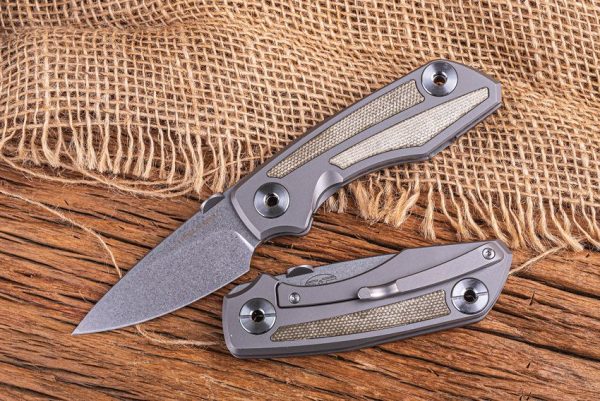 Real Steel Delta 2600 Framelock S35VN Green Folding Knife