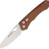 Real Steel Griffin Pro Button Lock Folding Knife 14C28N Micarta
