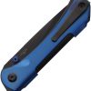 Real Steel Sylph Linerlock Nitro V Blue Handle